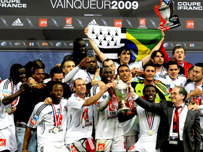 guingamp vainqueur coupe de france 2009